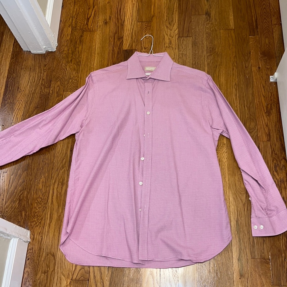 Michael Kors Pink Mens Shirt